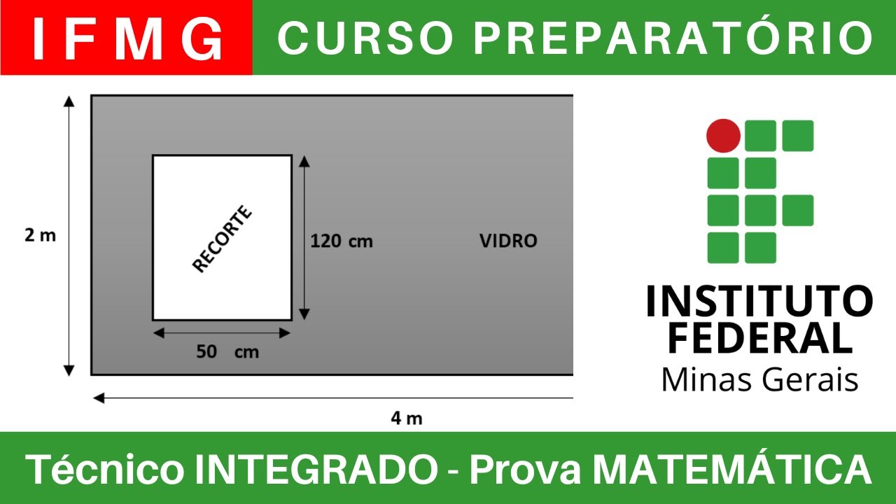 IFMG 🔴 Curso Preparat&oacute;rio 2025/2026 de MATEM&Aacute;TICA #IFMG T&eacute;cnico Integrado ao Ensino M&eacute;dio @BoraIF