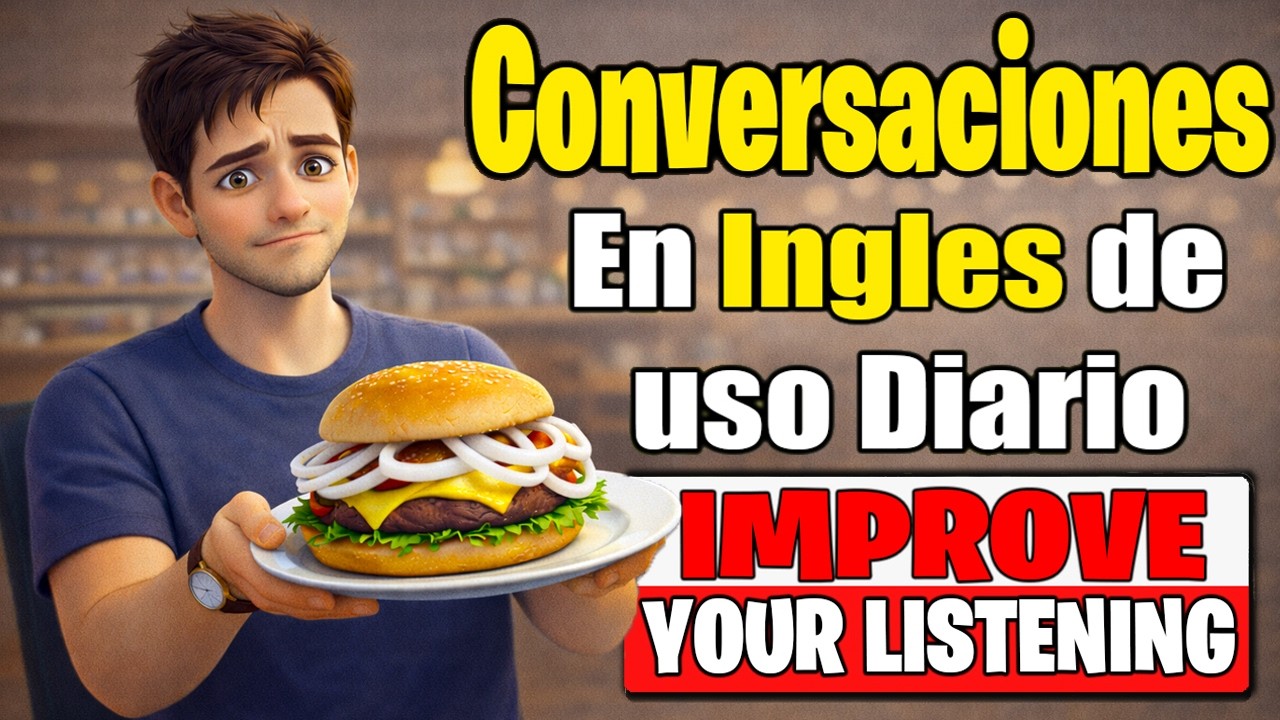 🟠 Aprende inglés con Diálogos Fáciles | 👨‍🍳 Como solucionar problemas en un restaurante