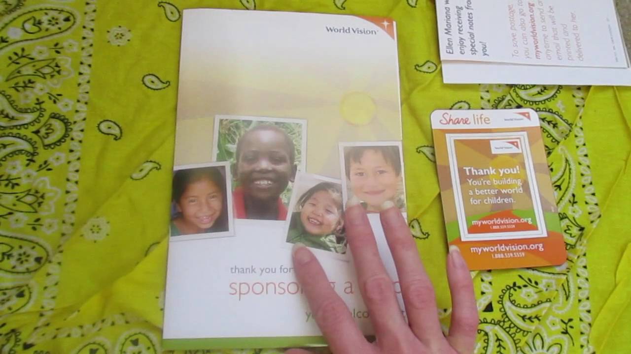 WE ARE SPONSORING A CHILD!!