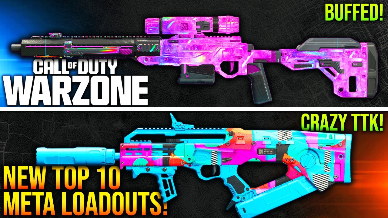 WARZONE: 10 лучших МЕТА-СБОРОК после КРУПНОГО ОБНОВЛЕНИЯ! (Лучшее оружие WARZONE)