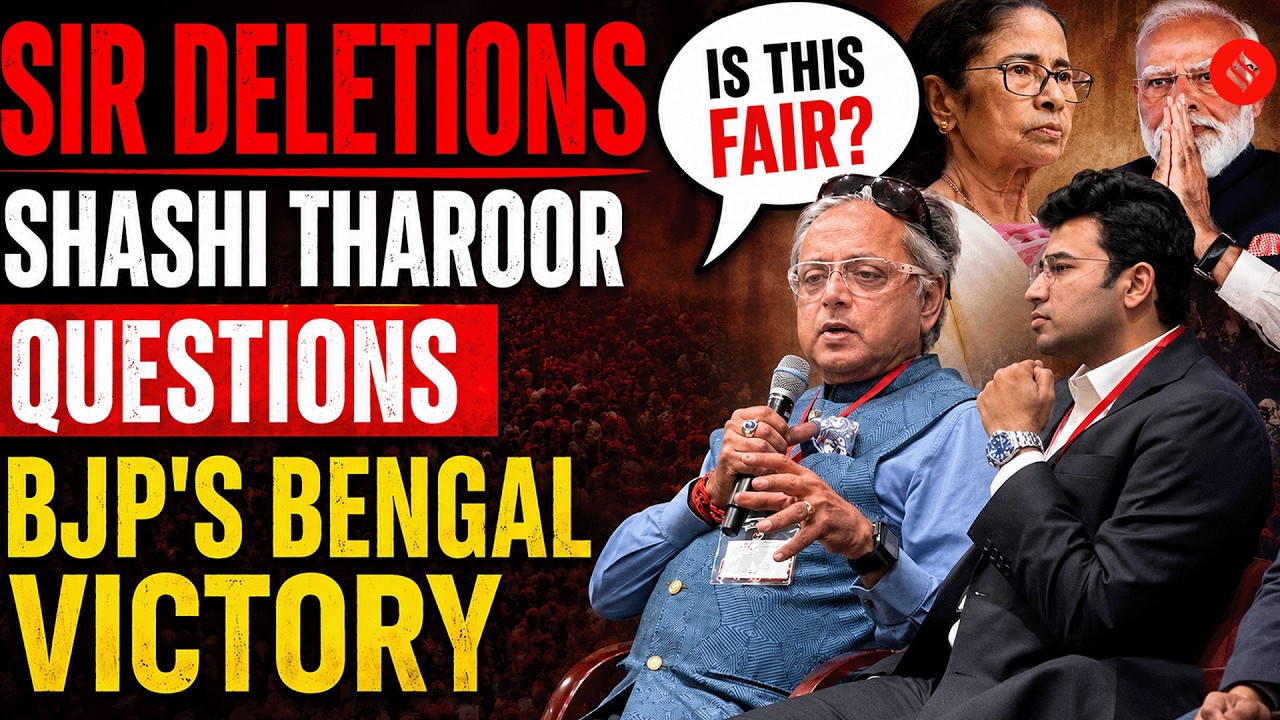 &ldquo;Is This Fair?&rdquo; Shashi Tharoor's Big Question On BJP&rsquo;s Bengal Win Over SIR Row
