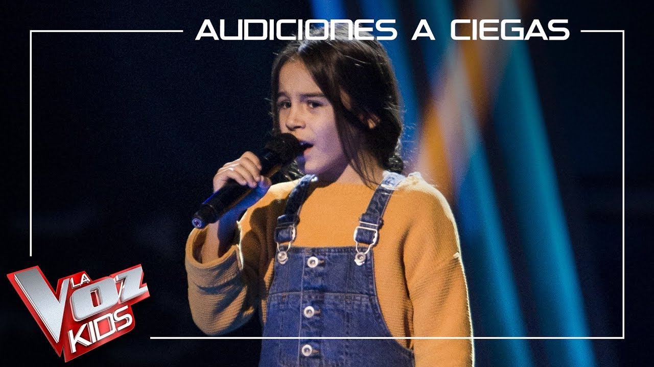 Rocío Carrasco canta 'Válgame Dios' | Audiciones a ciegas | La Voz Kids Antena 3 2019