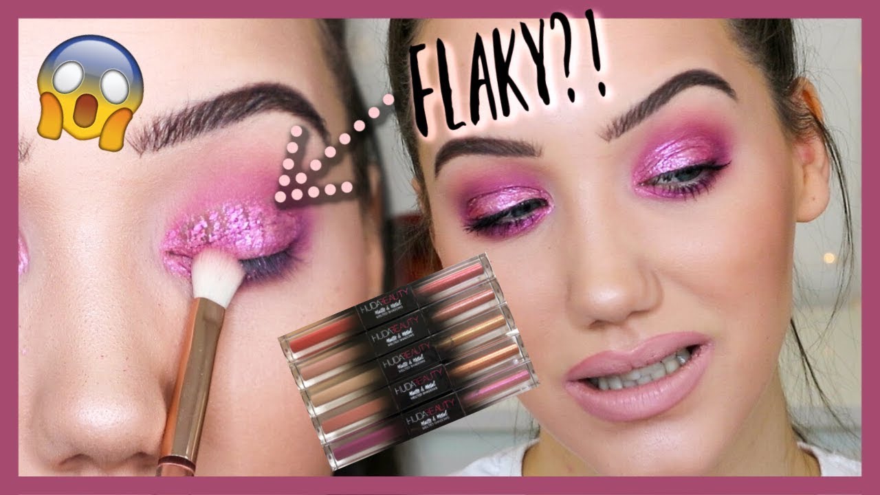 OH NO! NEW HUDA BEAUTY MATTE & METALS MELTED EYESHADOW TESTED | MAKEMEUPMISSA