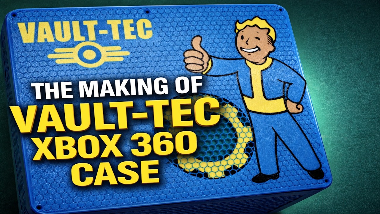 The Making of a Vault-Tec Xbox 360 Case | Fusion 360 + 3D Printingfallout