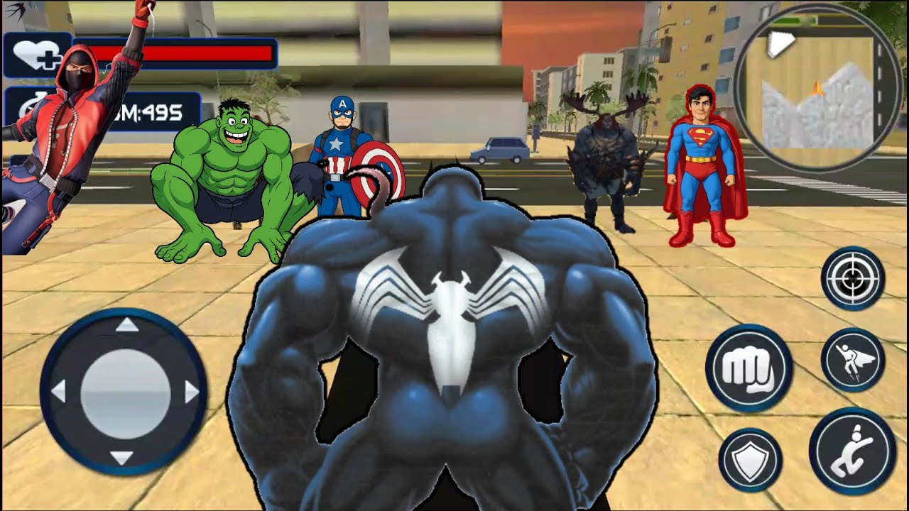 Venom is Here - Venom vs Hulk,Captain America And More Spider fighter 3 Android Gameplay Walkthrough