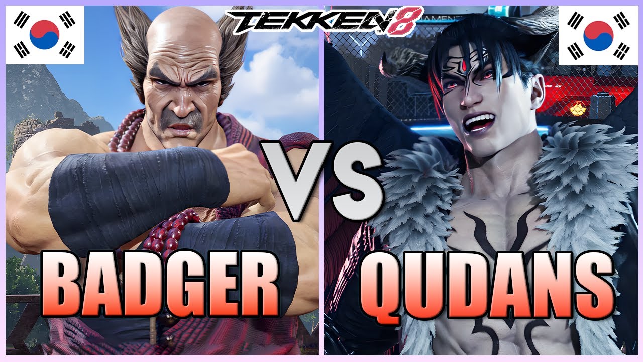 Tekken 8  ▰  BADGER (Heihachi) Vs Qudans (#1 Devil Jin) ▰ Player Matches!