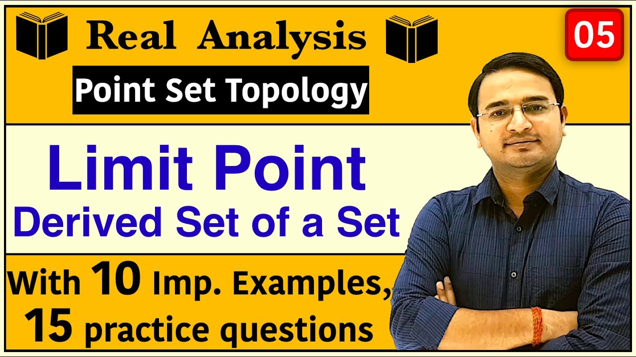 Limit Point of a Set | Real Analysis | Derived Set of a Set : Point Set Topology-5