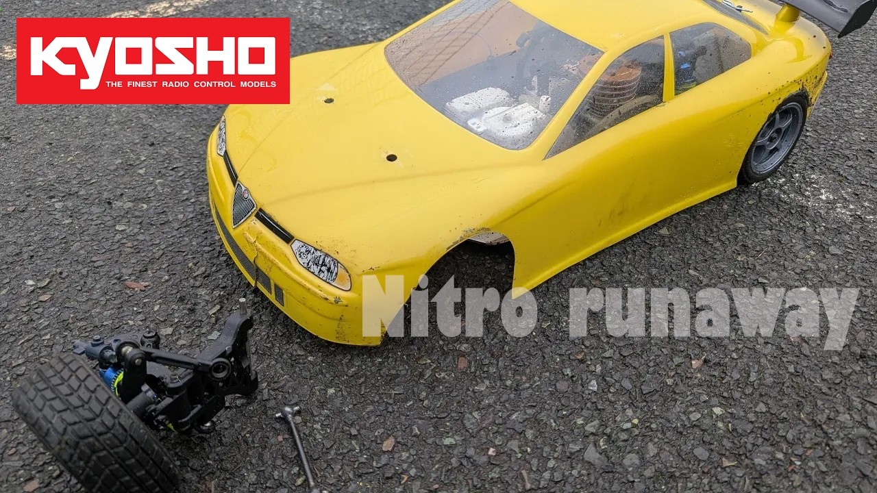 Kyosho PureTen Nitro Rc Shredding - It WAS Running Like A Dream 😱