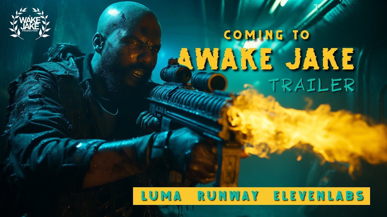 Coming to Awake Jake (A.I. Mash-up trailer, Luma AI, Runway, Midjourney, Elevenlabs) 