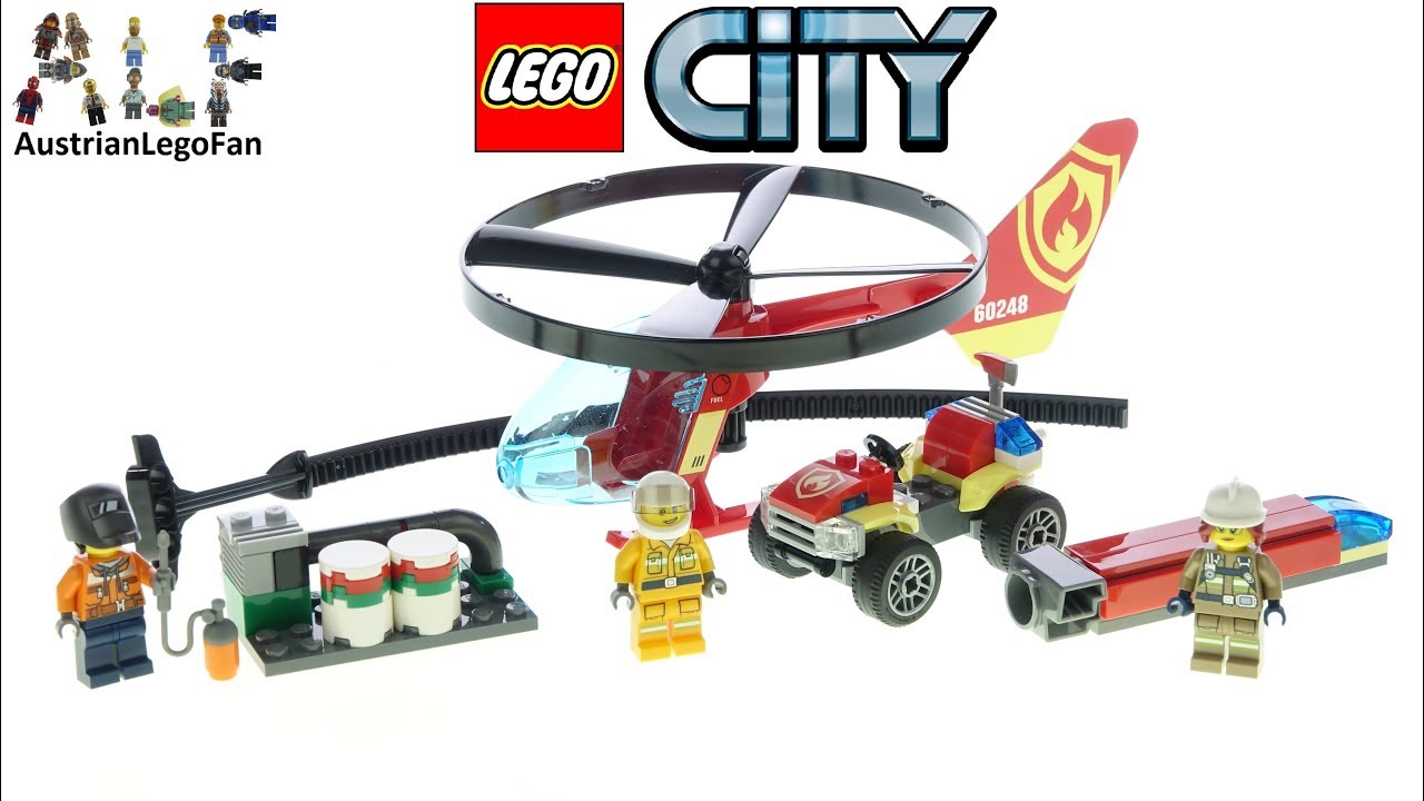LEGO City 60248 Fire Helicopter Response - Lego Speed Build Review
