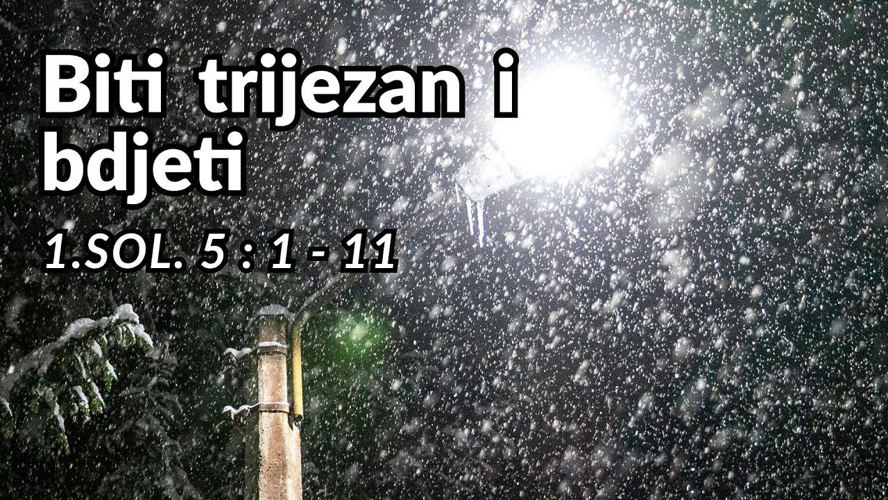 Biti trijezan i bdjeti / Pastor Teofil Mršić / BC Dubrava 11.01.2026.