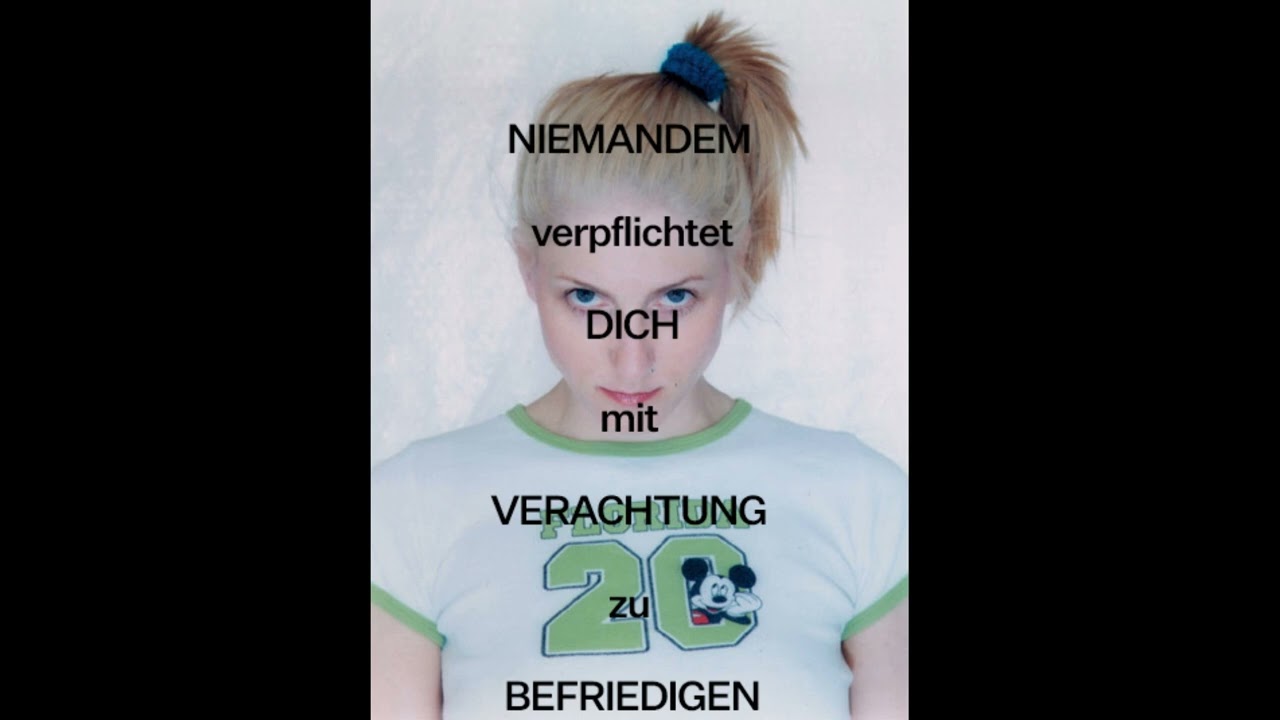 DICH mit VERACHTUNG zu BEFRIEDIGEN