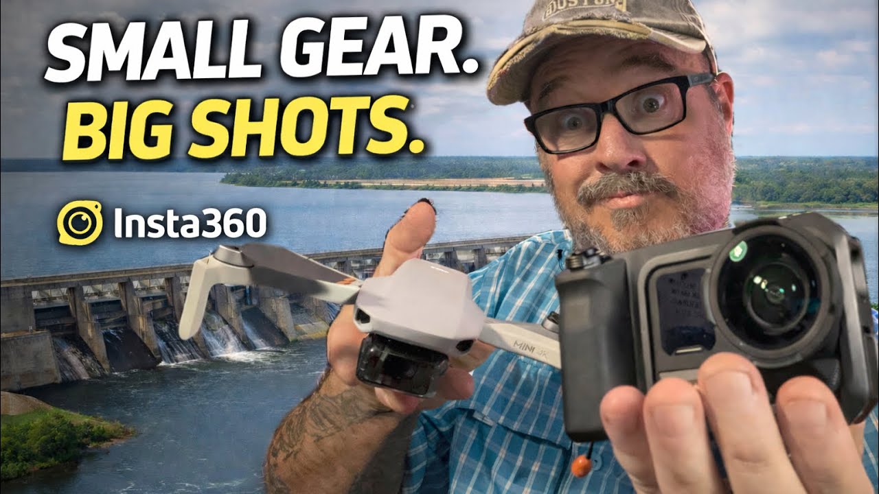 Insta360 Ace Pro 2 + DJI Mini 4K | Cinematic Vlog at Lake Texana Dam @insta360 