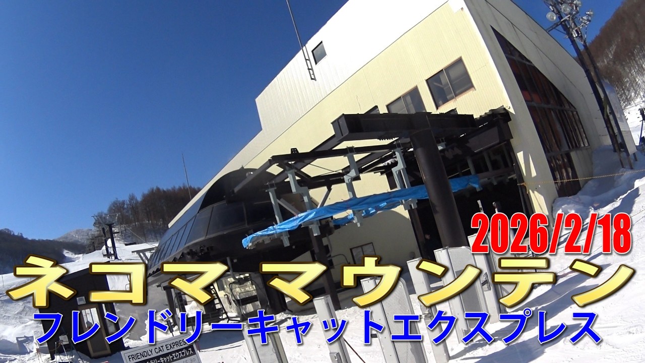ネコマ マウンテン フレンドリーキャットエクスプレス風景 2026/2/18
