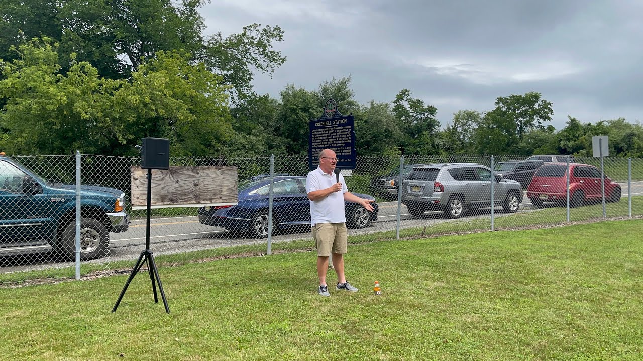 Greendell Station Historical Marker Dedication on the Lackawanna Cutoff 7/10/21