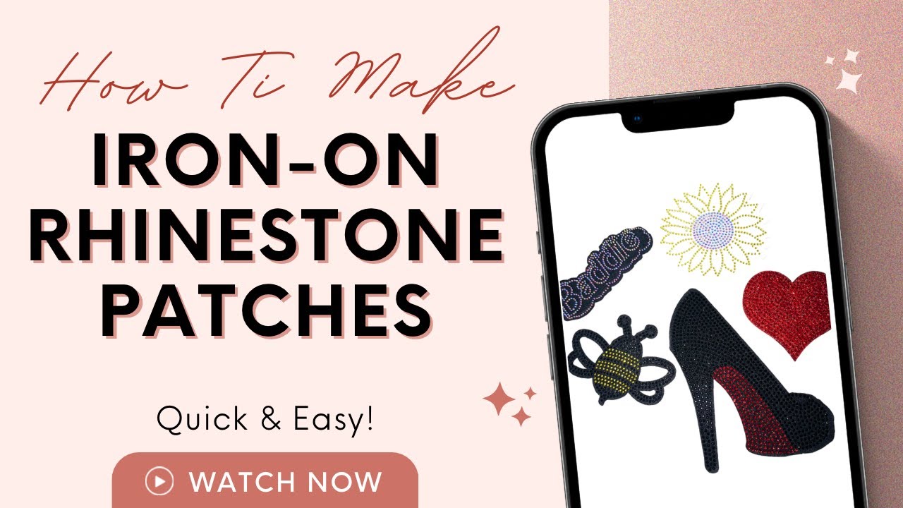 How You Can Make Iron-On Rhinestone Patches