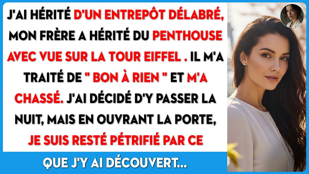 J'ai hérité d'un vieil entrepôt abandonné de mes parents. Mais en ouvrant la porte...