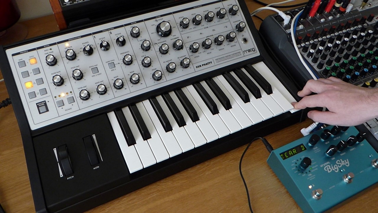 Moog Sub Phatty & Strymon Big Sky