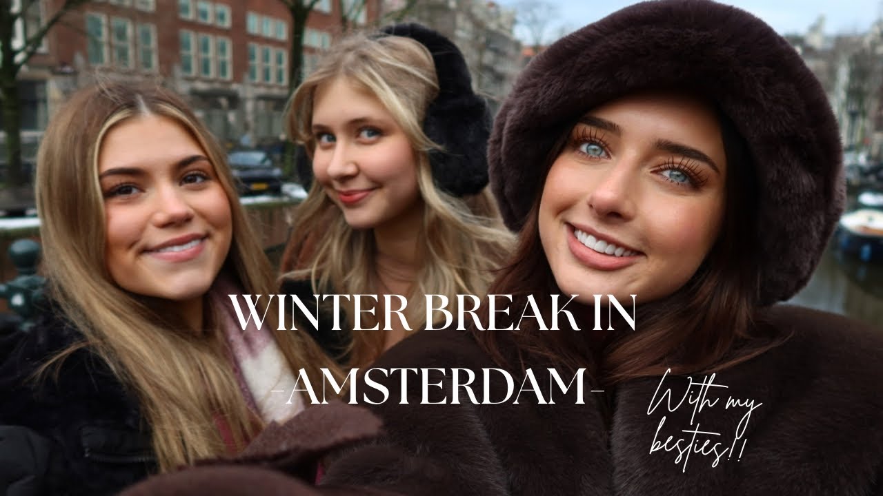 Amsterdam Vlog!!🇳🇱🧇*Winter Storm Edition*