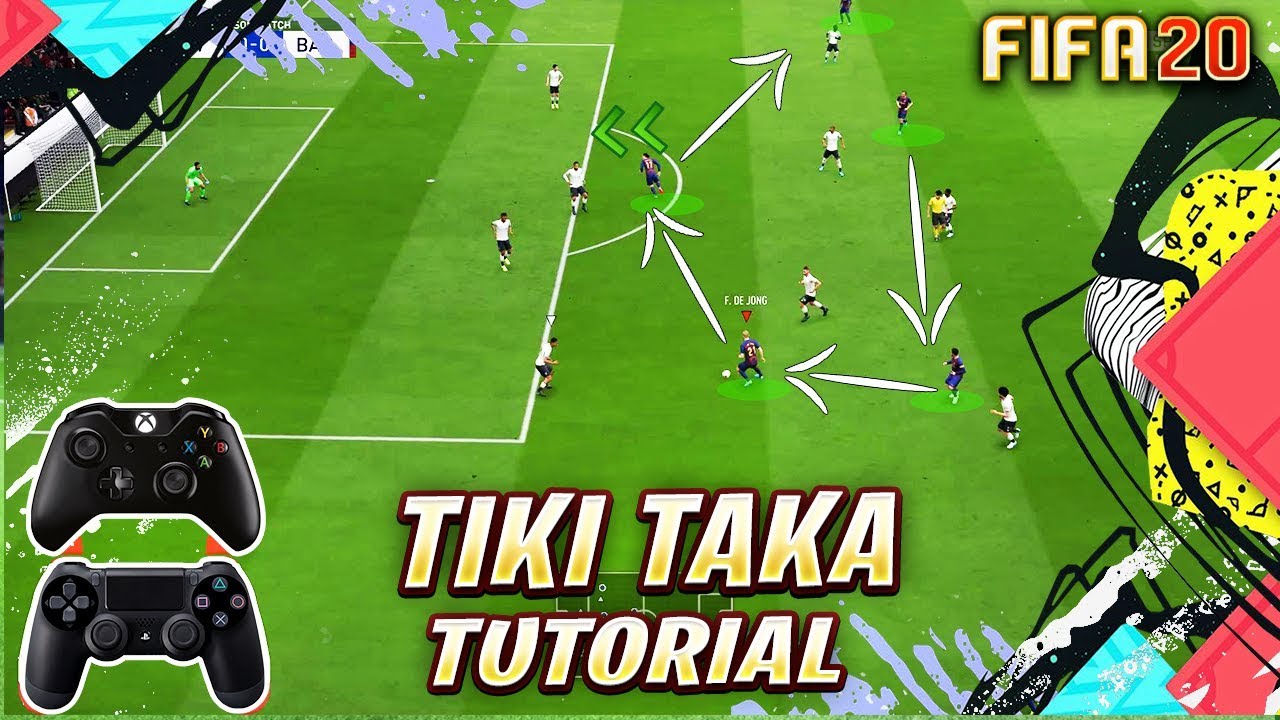 FIFA 20 TIKI TAKA: ОБУЧЕНИЕ + ТАКТИКА / КАК АТАКОВАТЬ И ИСПОЛЬЗОВАТЬ КОМАНДУЮЩУЮ ИГРУ, ЧТОБЫ ЗАБИ...
