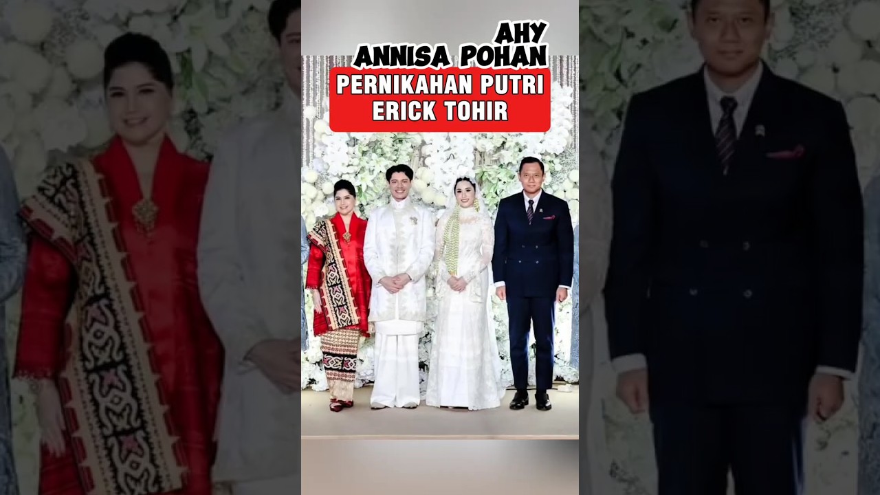 Harga Tas mewah Annisa pohan saat bersama AHY di pernikahan putri erick tohir#shorts#kekayaan