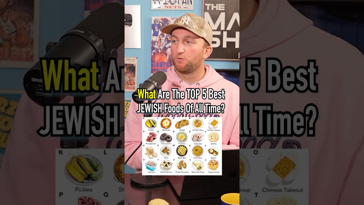 Top 5 Best Jewish Foods Of All Time! #shorts #food #jewish #bagels #top5