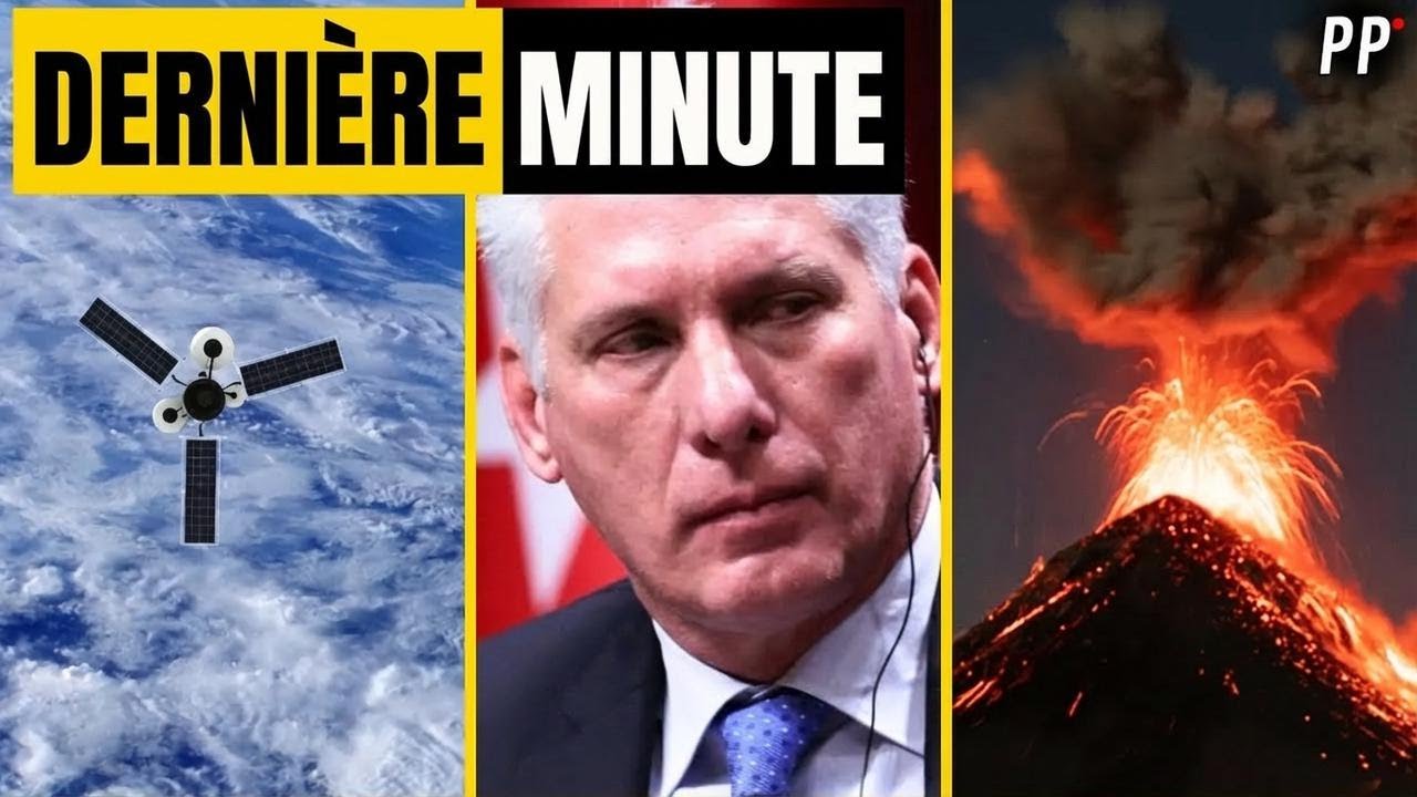 🚨 URGENT : Un satellite espion russe détruit, agitation mystérieuse à Cuba, un volcan en éruption