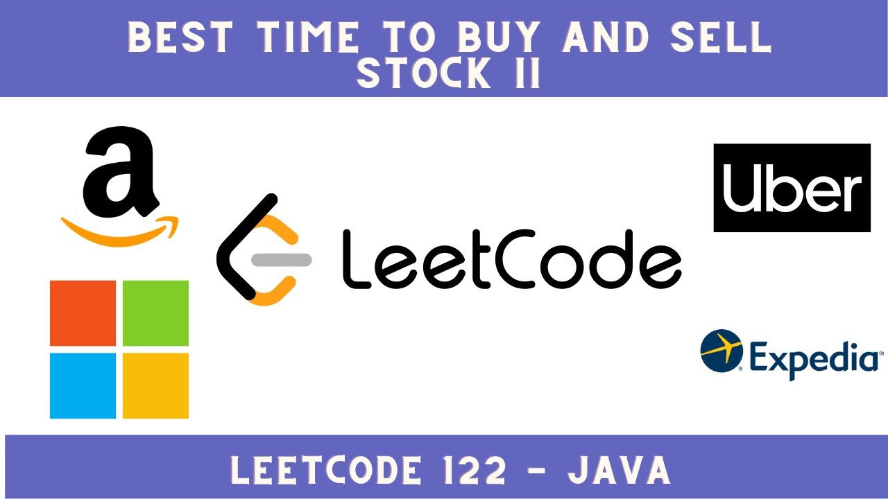Best Time to Buy and Sell Stock II | LeetCode 122 | Java