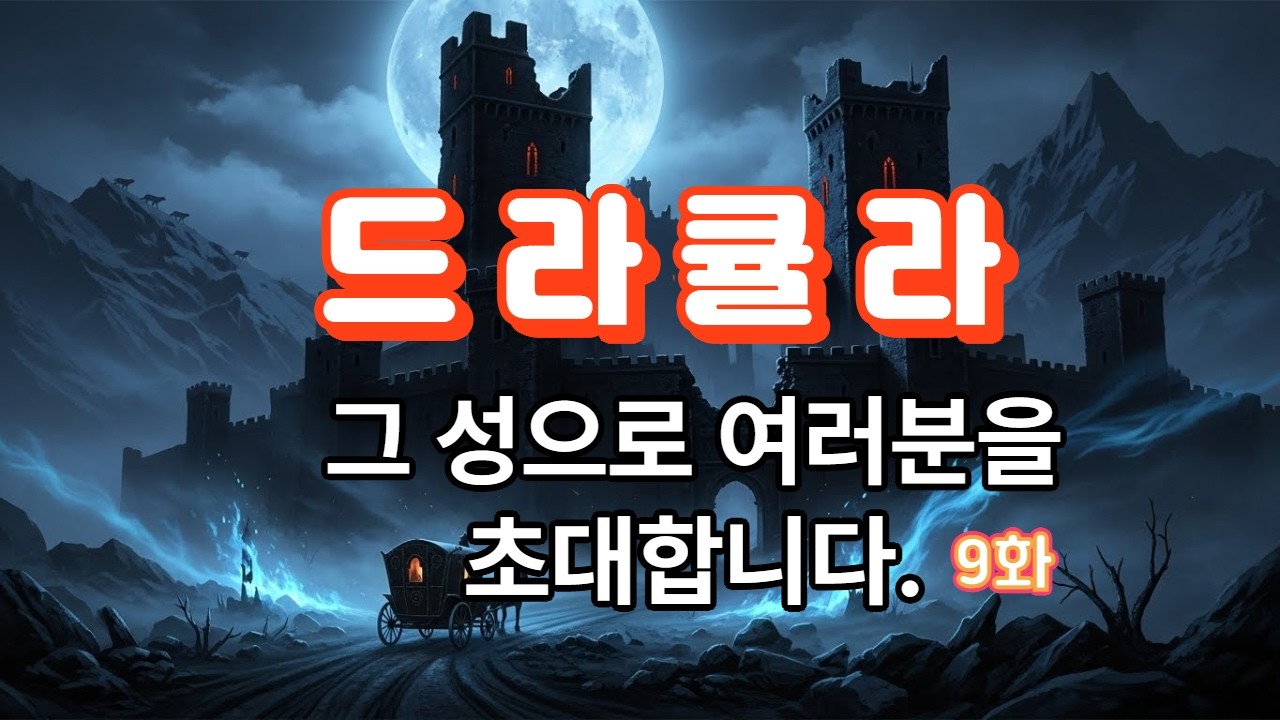 오디오북)드라큘라9화 #브람스토커#문학#공포소설#흡혈귀