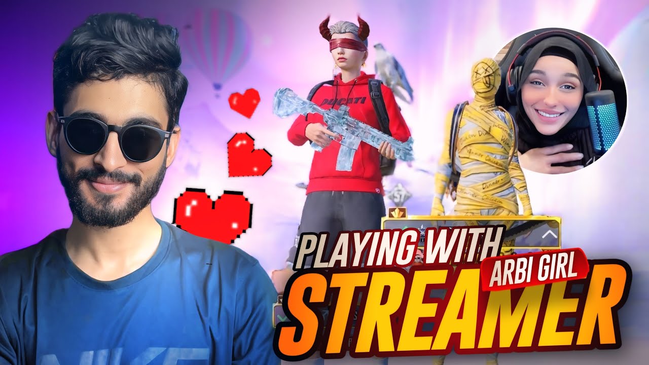 Playing with Arbi Girl Streamer🔥| I took her Revenge 😱 | FalinStar Gaming | PUBG MOBILE |