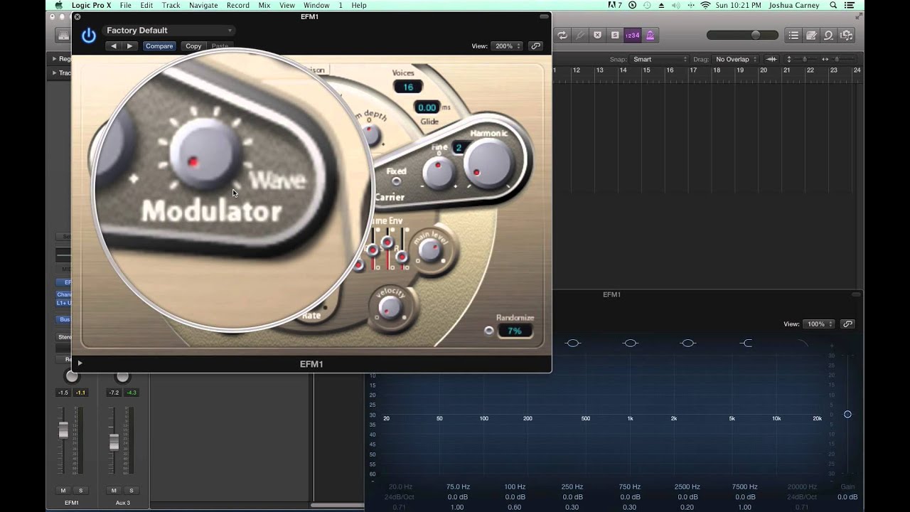 Logic Pro X - Video Tutorial 50 - EFM1 Synthesizer, Understanding FM Synthesis