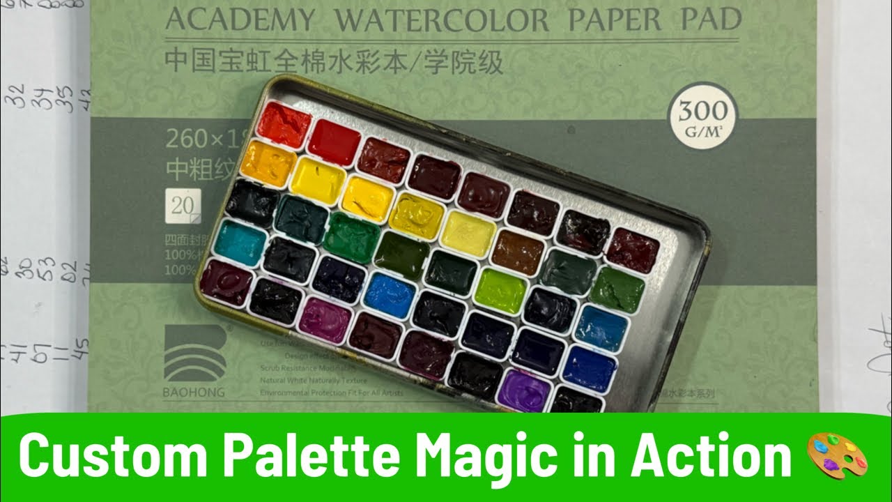 LIVE Watercolor Session | Custom Color Story Palette in Action