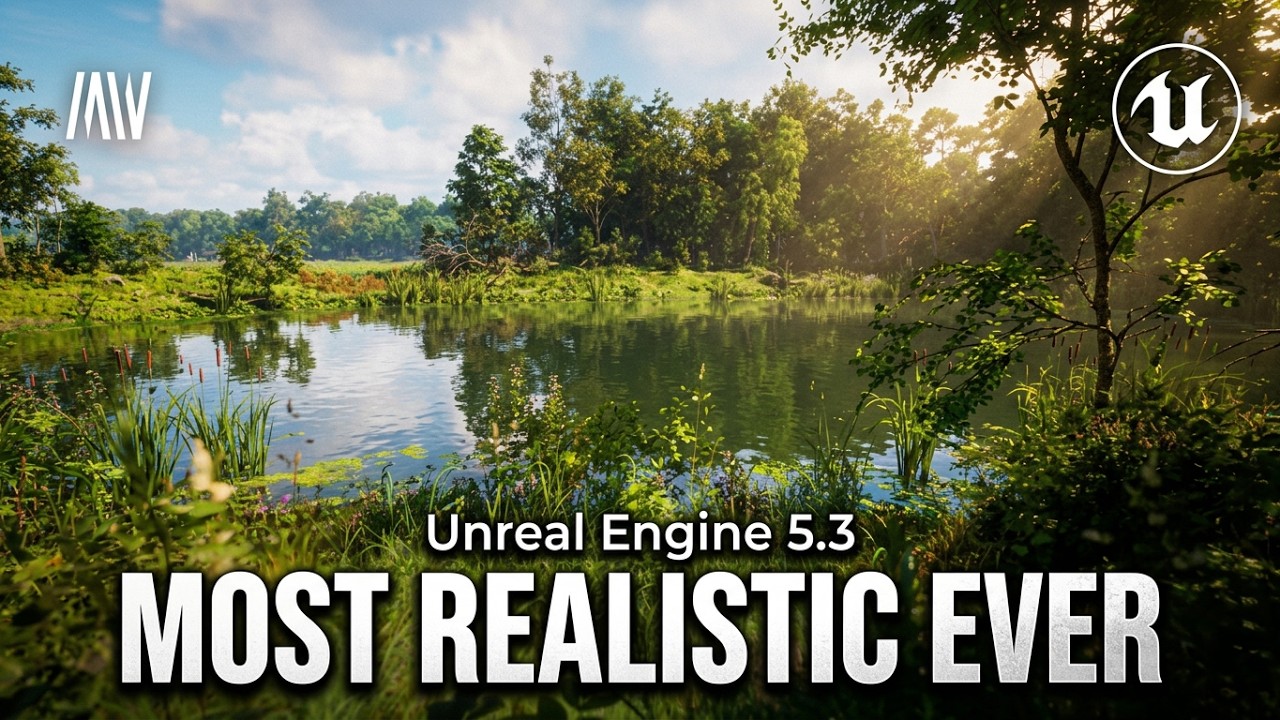 Unreal Engine 5.3 - MAWI - Most Realistic Realtime Forest Ever! #unrealengine #UE5 #gamedev