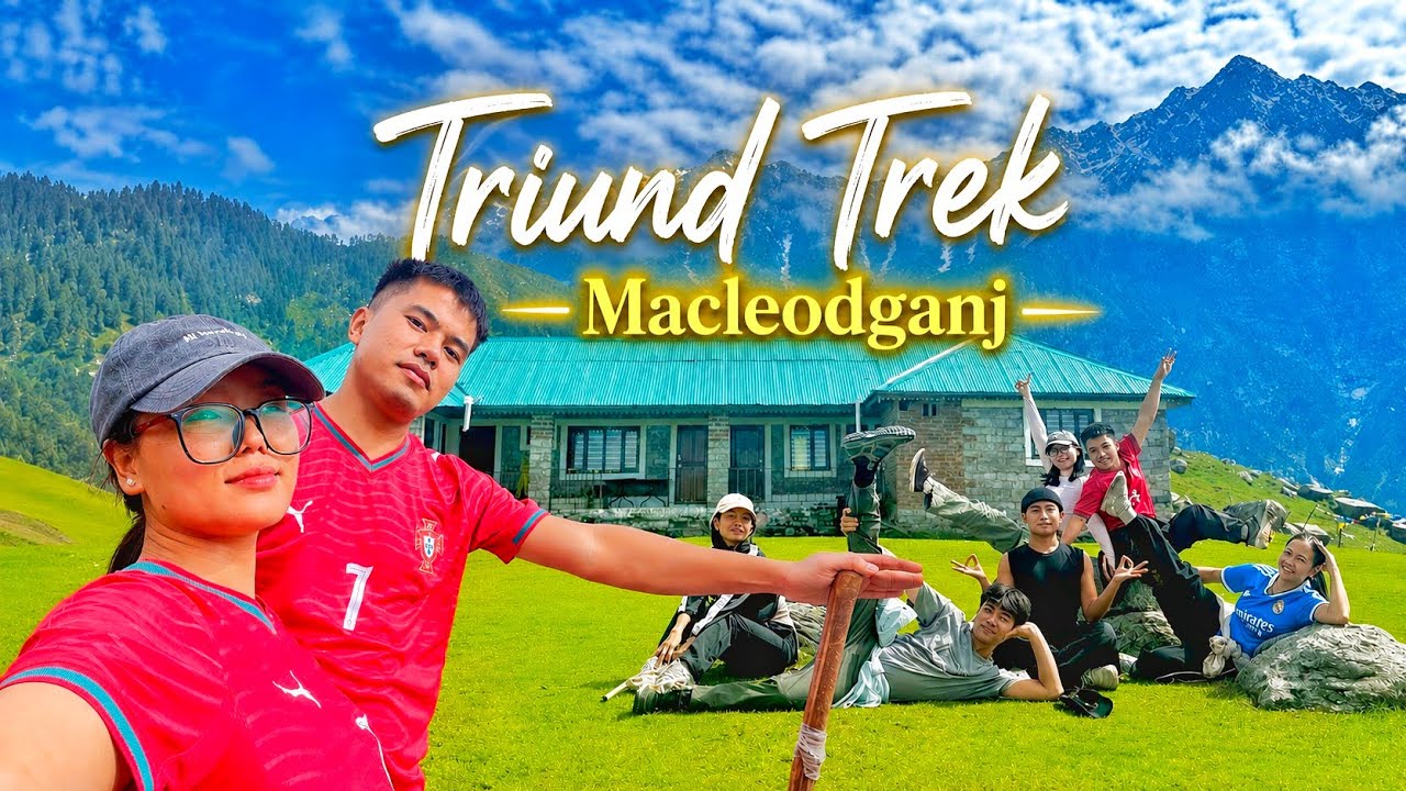 We Survived the Triund Trek | Crazy Views & Rain 🌧️| Beginner Experience | McLeod Ganj! 😍