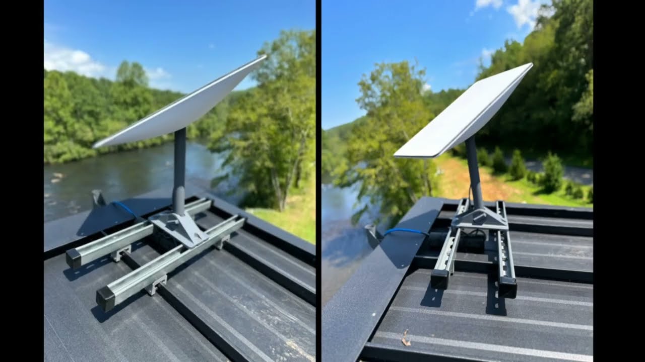 SataMount Satellite Dish Mount For Standing Seam Roofs | Starlink-Compatible | Step-by-Step Guide