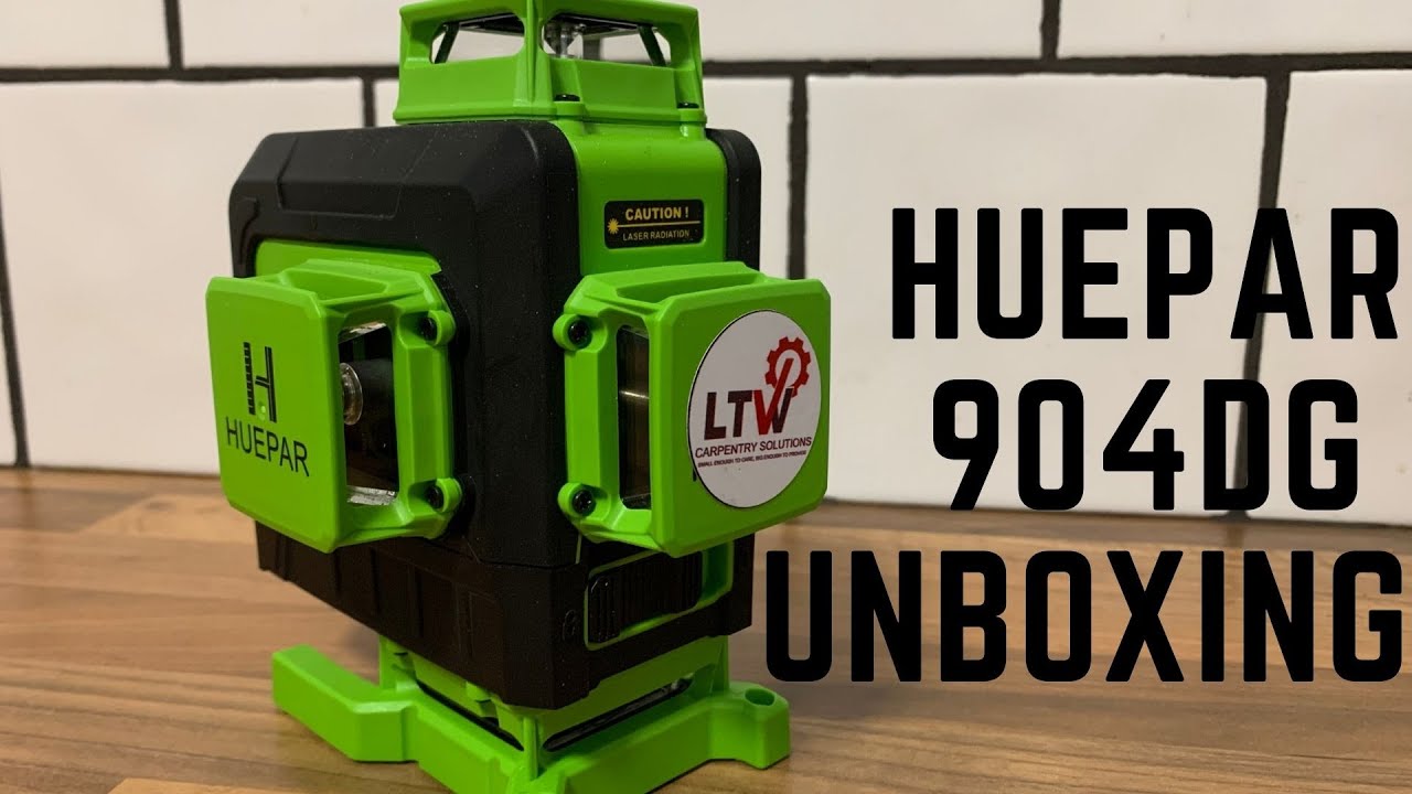 Лазерный уровень Huepar 904DG 4X360 с зеленой линией. #столярное дело #плотницкие работы #деревоо...