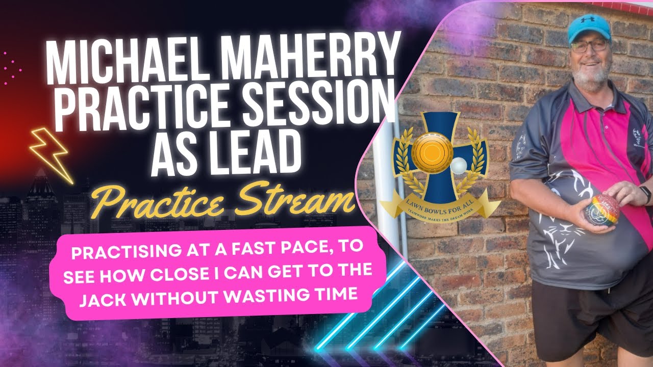 🏆 Lawn Bowls Practice Drills | Fast-Paced Training Practice session of Michael Maherry! �