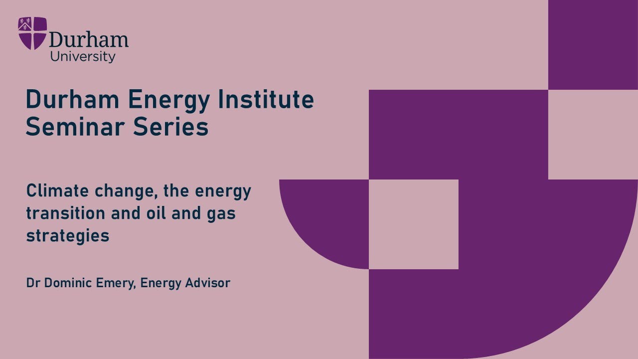 Climate change  the energy transition and oil and gas strategies