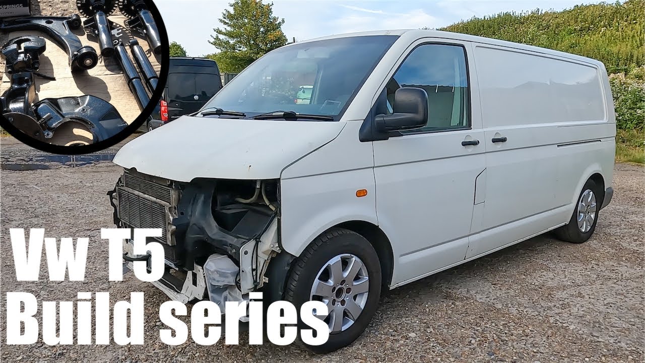 Vw T5 wishbone bushes - lowering springs - build series Ep4