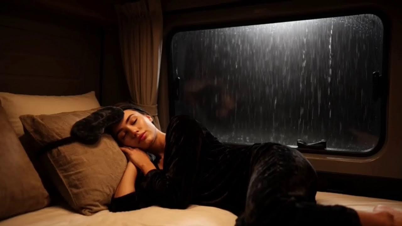 Warm Car in Heavy Rain | Peaceful Night Mood | Gentle Rain | Deep Sleep | Rain Sounds