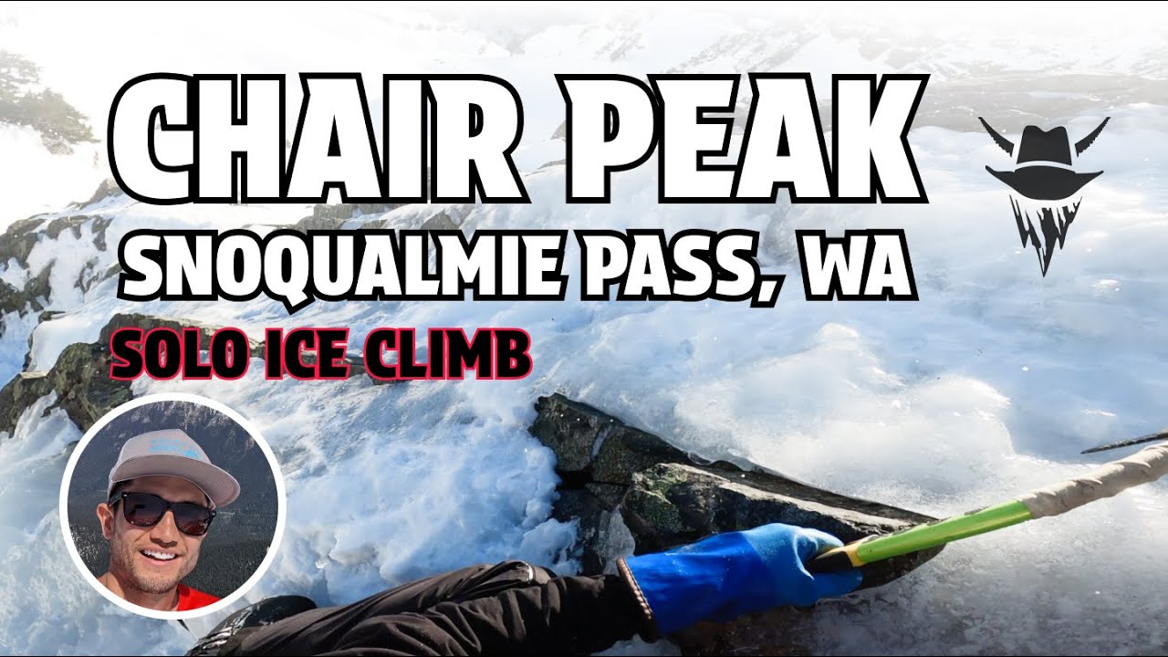 Climber speed solos Chair Peak in the beautiful Cascade Mountains [Ice climbing] Jan 25th 2025