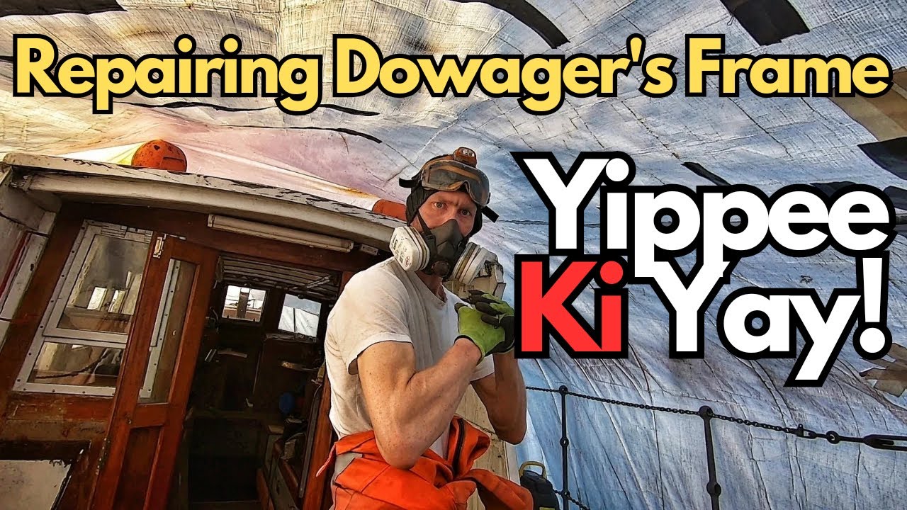 Restoring a Dunkirk Little Ship, Episode 10: Repairing Dowager's Frame
