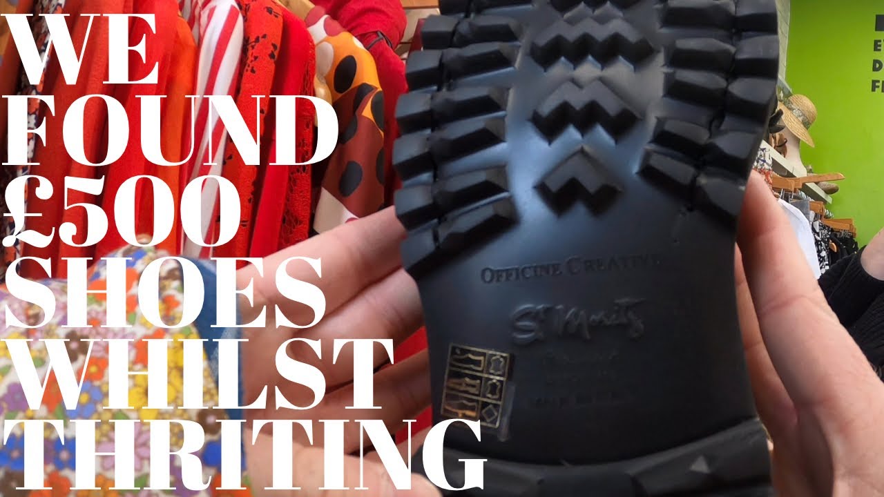 WE FOUND £500 SHOES WHILST THRIFTING | CHARITY SHOP SHOPPING UK  | COME THRIFTING WITH US