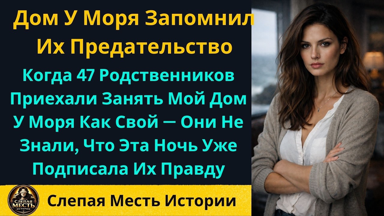 Когда 47 Родственников Приехали Занять Мой Дом У Моря Как Свой — Они Не Знали, Что Эта Ночь Уже ....