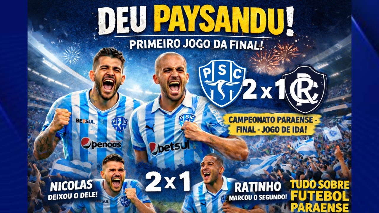 ✅👉DEU PAYSANDU NO PRIMEIRO JOGO DA FINAL!⚽