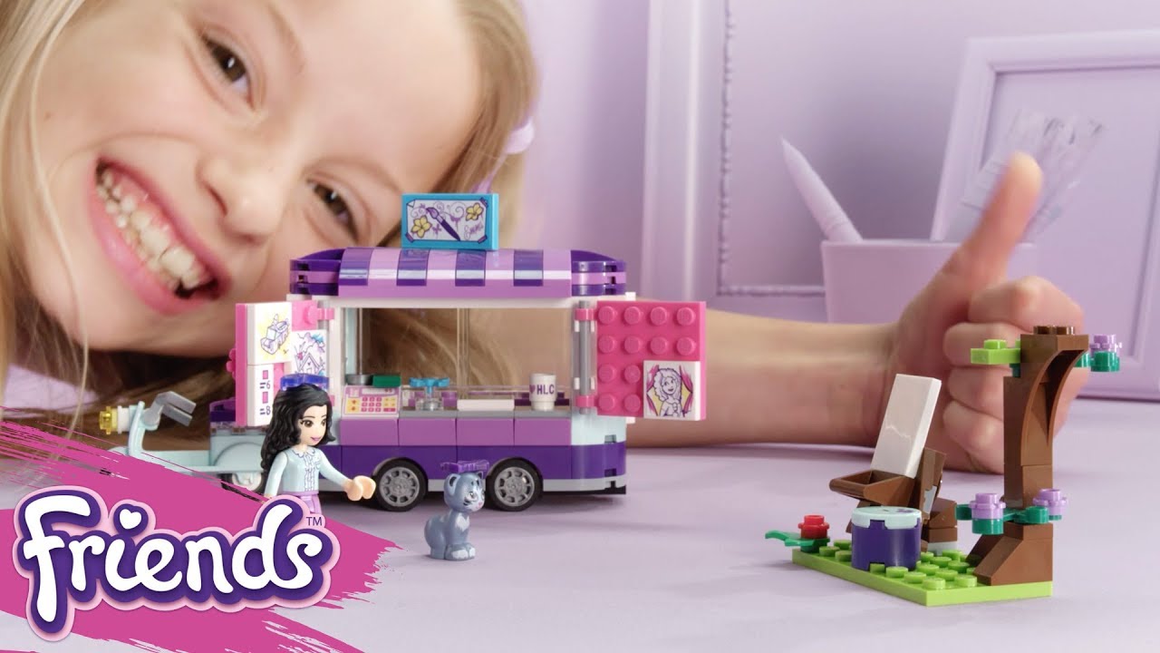 Emma Shares Her Art with Heart &ndash; LEGO Friends &ndash; Heartlake City Missions