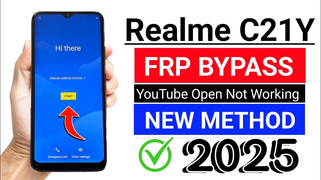 Realme C21/C21Y : FRP Bypass (without pc) | Google Play Services Not Working | New Method 2025