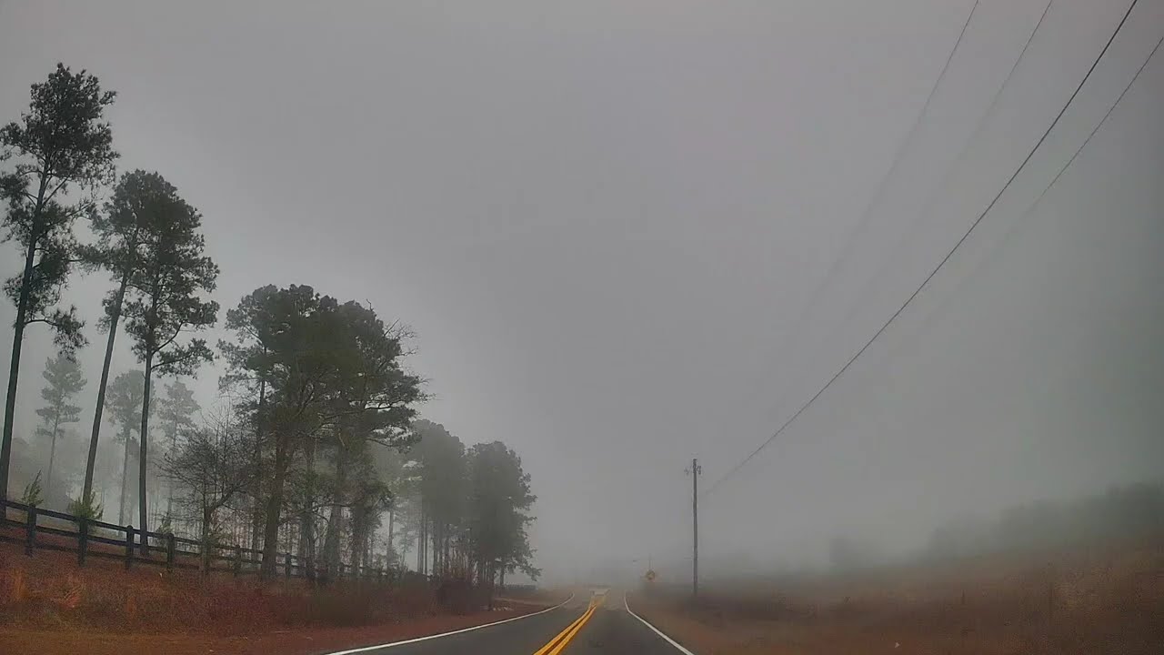 🌫️🚗 Foggy Morning Drive on Fulcher & Story Mill Road 🚗🌫️