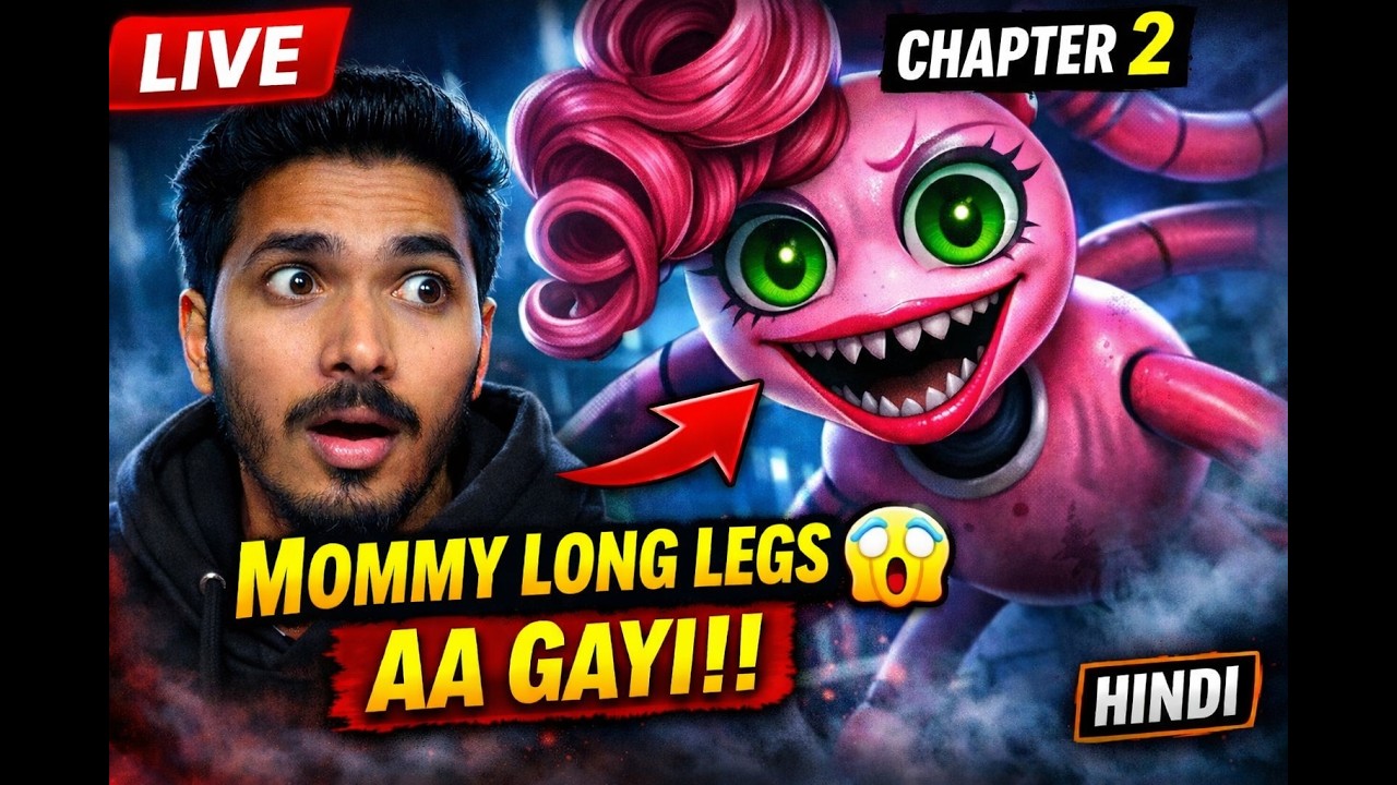 🔴 LIVE: Poppy Playtime Chapter 2 😱 Mommy Long Legs Horror |
