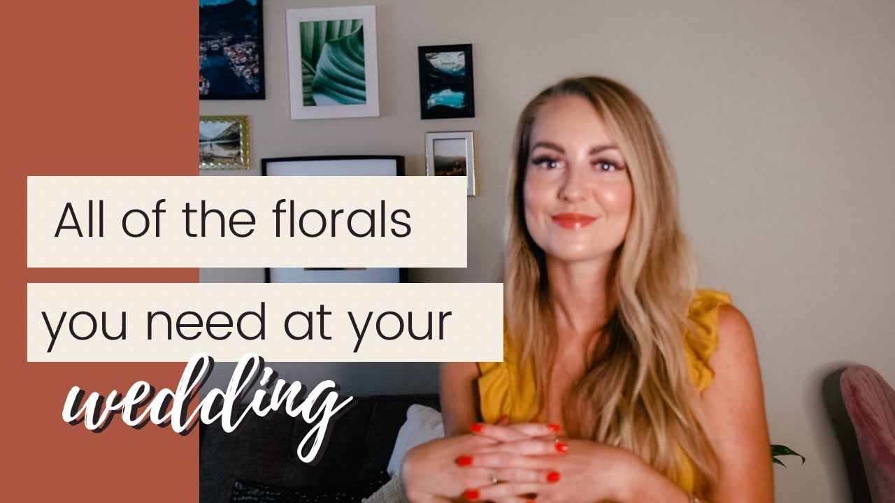 All The Wedding Florals You Need | Checklist!